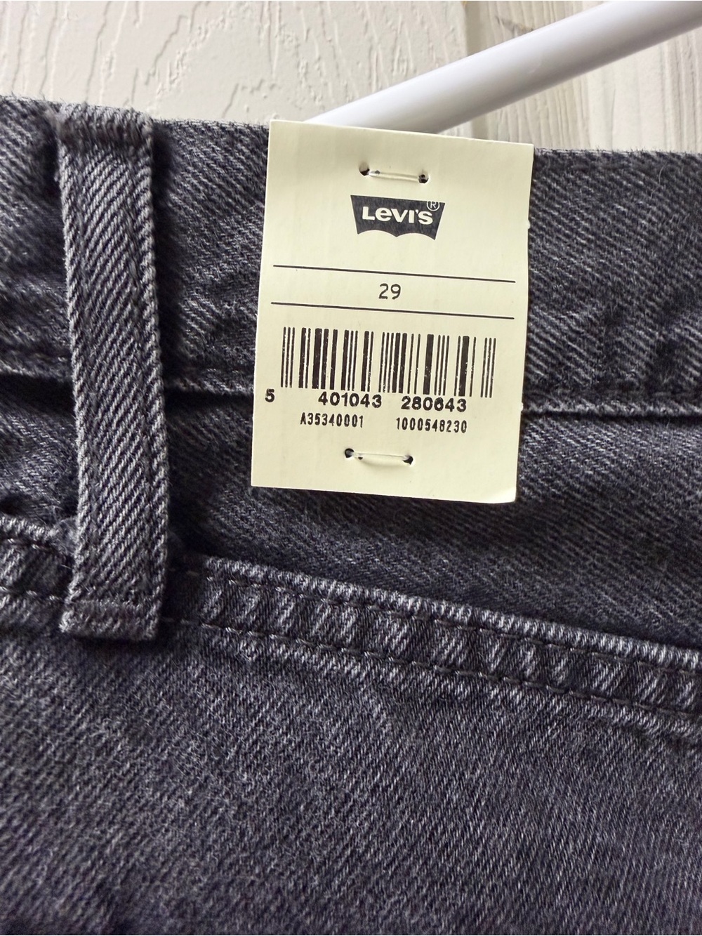 💙 Levi’s Black Denim Wrap Skort - Picture 4 of 4